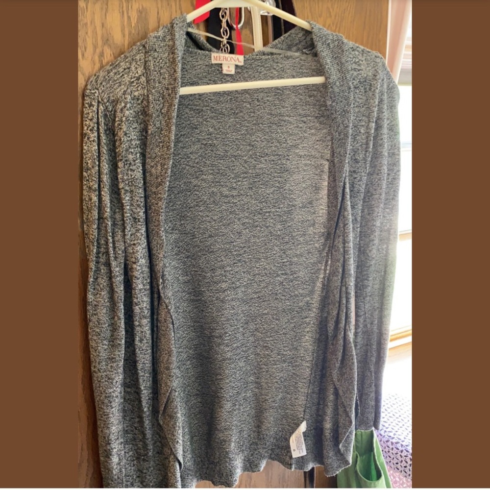 Back and Grey Cardigan
